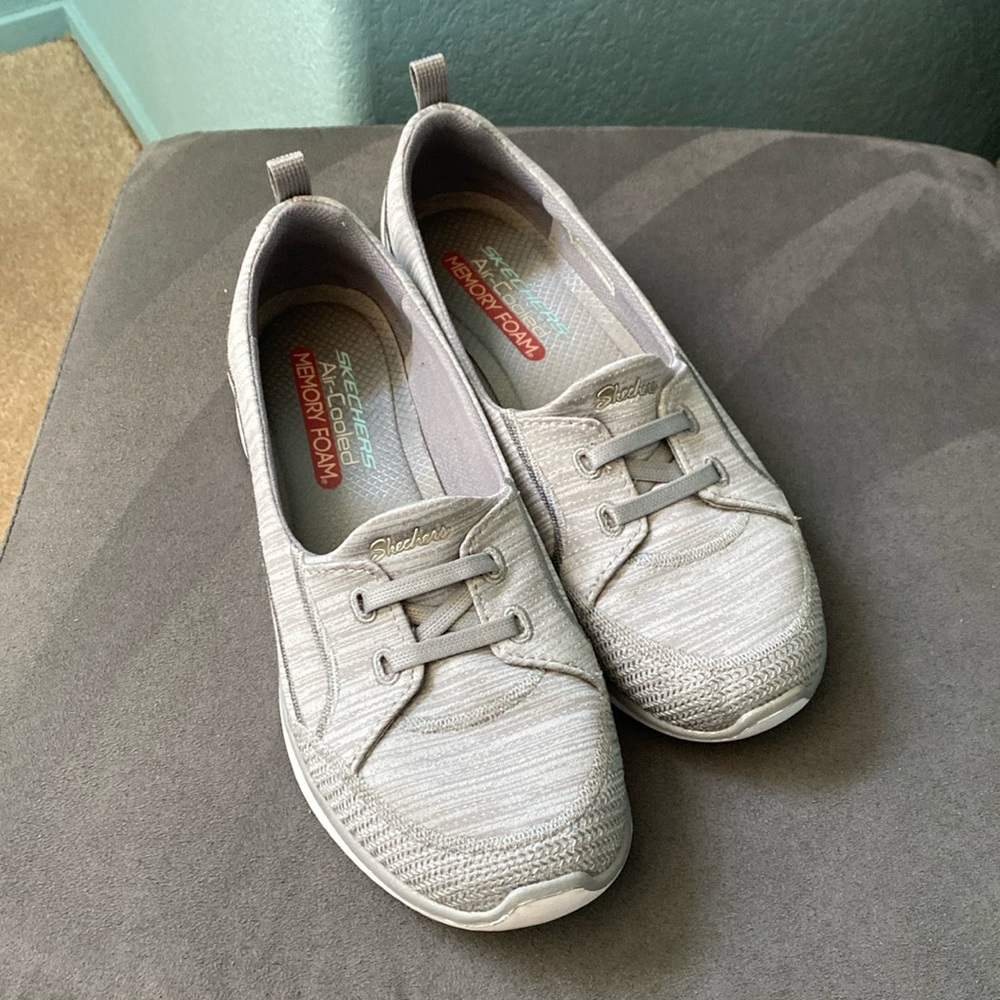 Skechers Air-Cooled Memory Foam Slip On Shoes